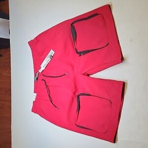 Rebel Minds Cargo Shorts (Dark Red) Size 2XL